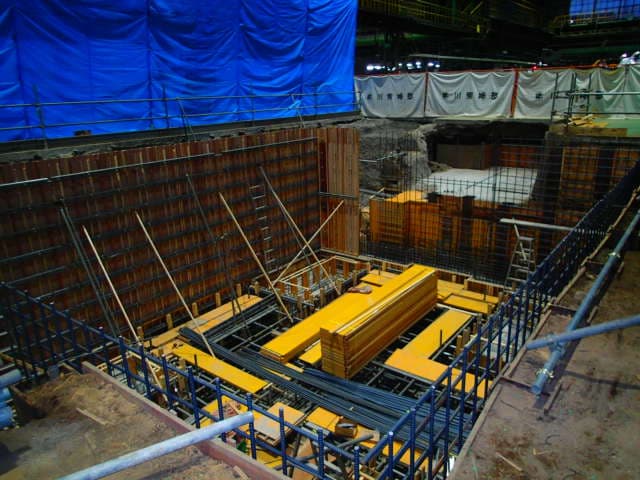 機械台基礎工事